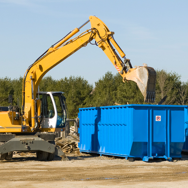 what happens if the residential dumpster is damaged or stolen during rental in Weems Virginia